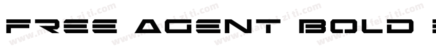 Free Agent Bold Expanded字体转换